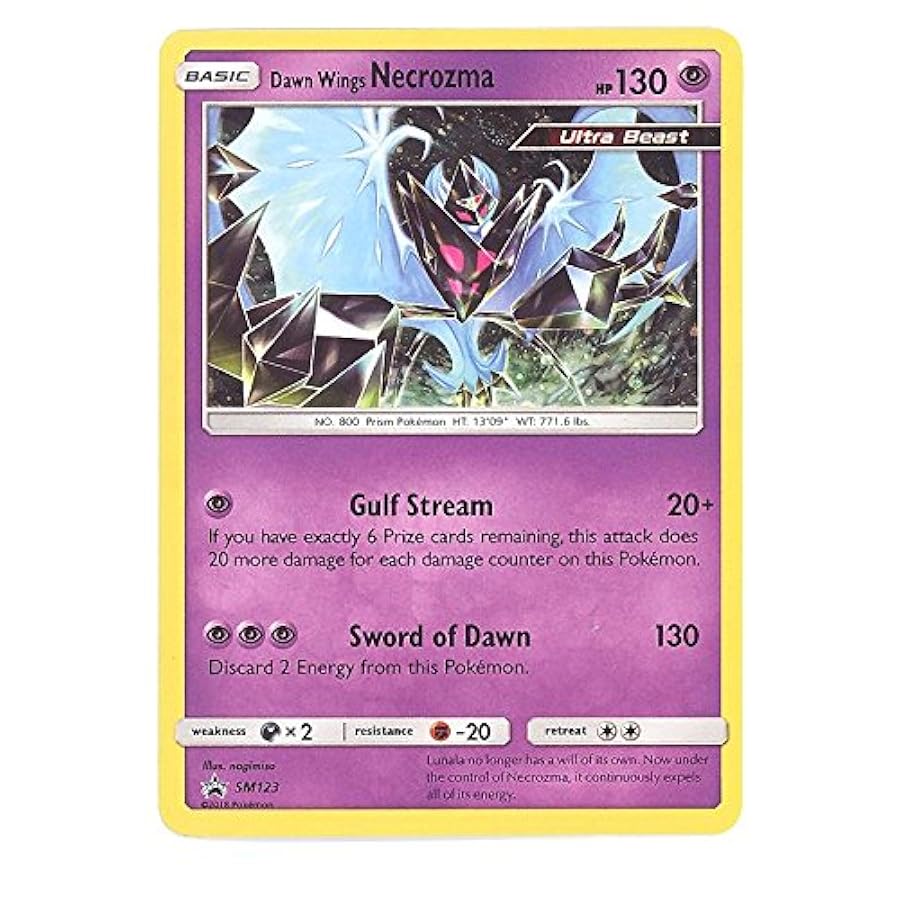 Amazon.com: Dawn Wing Necrozma SM123 FOIL PROMO